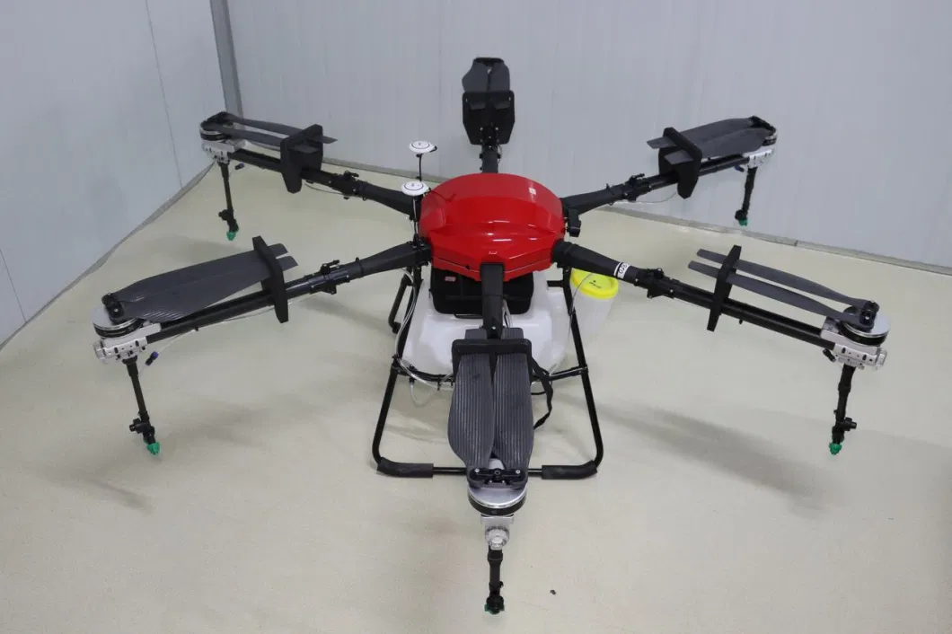 Blue Carbon Fiber Drone Frame 1648mm Rack Wheelbase 17L Capacity 1