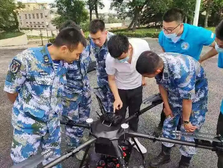 MYUAV Mtow 50kg máy bay không người lái được buộc bằng máy điện Tether 4