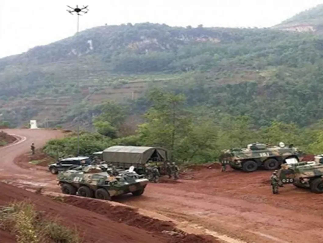Hệ thống điện cáp MYUAV được sử dụng cho UAV và 4 rotors drone thực thi pháp luật 2