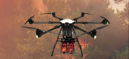 tin tức mới nhất về công ty MYUAV UAV hệ thống cứu hỏa UAV + xe cứu hỏa chương trình liên kết chữa cháy đô thị cao tầng