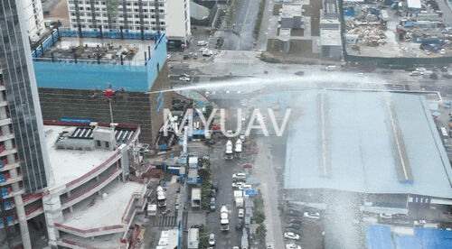 tin tức mới nhất về công ty MYUAV đã hoàn thành thành công thử nghiệm ứng dụng thực tế của UAV chữa cháy cho các tòa nhà siêu cao