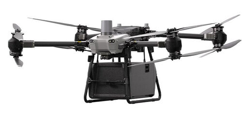 tin tức mới nhất về công ty FC30 máy bay không người lái được buộc để cứu hộ khẩn cấp DJI FlyCart 30 máy bay không người lái được buộc bởi MYUAV max.