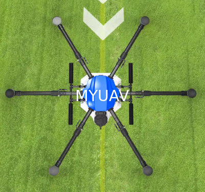 Blue Carbon Fiber Drone Frame 1648mm Rack Wheelbase 17L Capacity