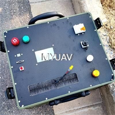 Trạm điều khiển mặt đất gắn cao với khối lập phương cho hệ thống máy bay không người lái 2800W 420V Max.200m