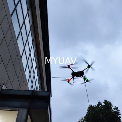 DJI FlyCart 30 50m cao Tẩy sạch tòa nhà Hệ thống máy bay không người lái gắn kết